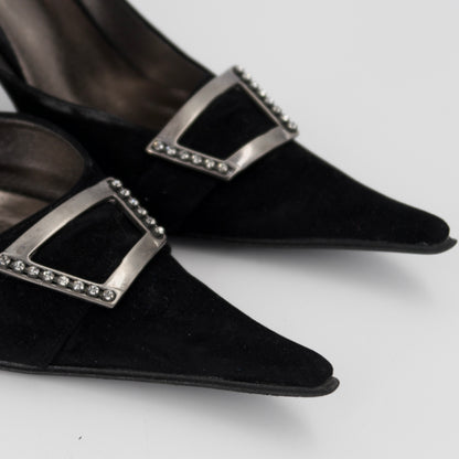 + Vintage leather heels +