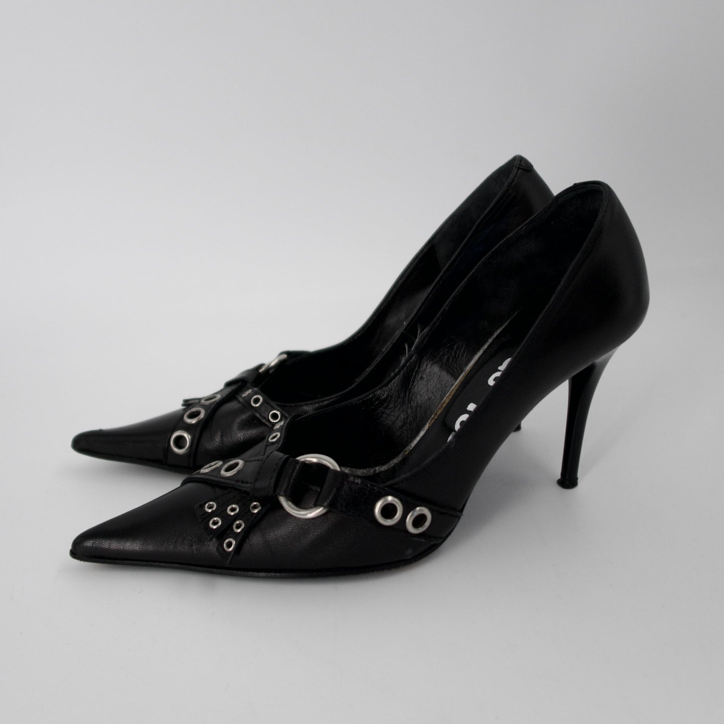 + Vintage leather heels +