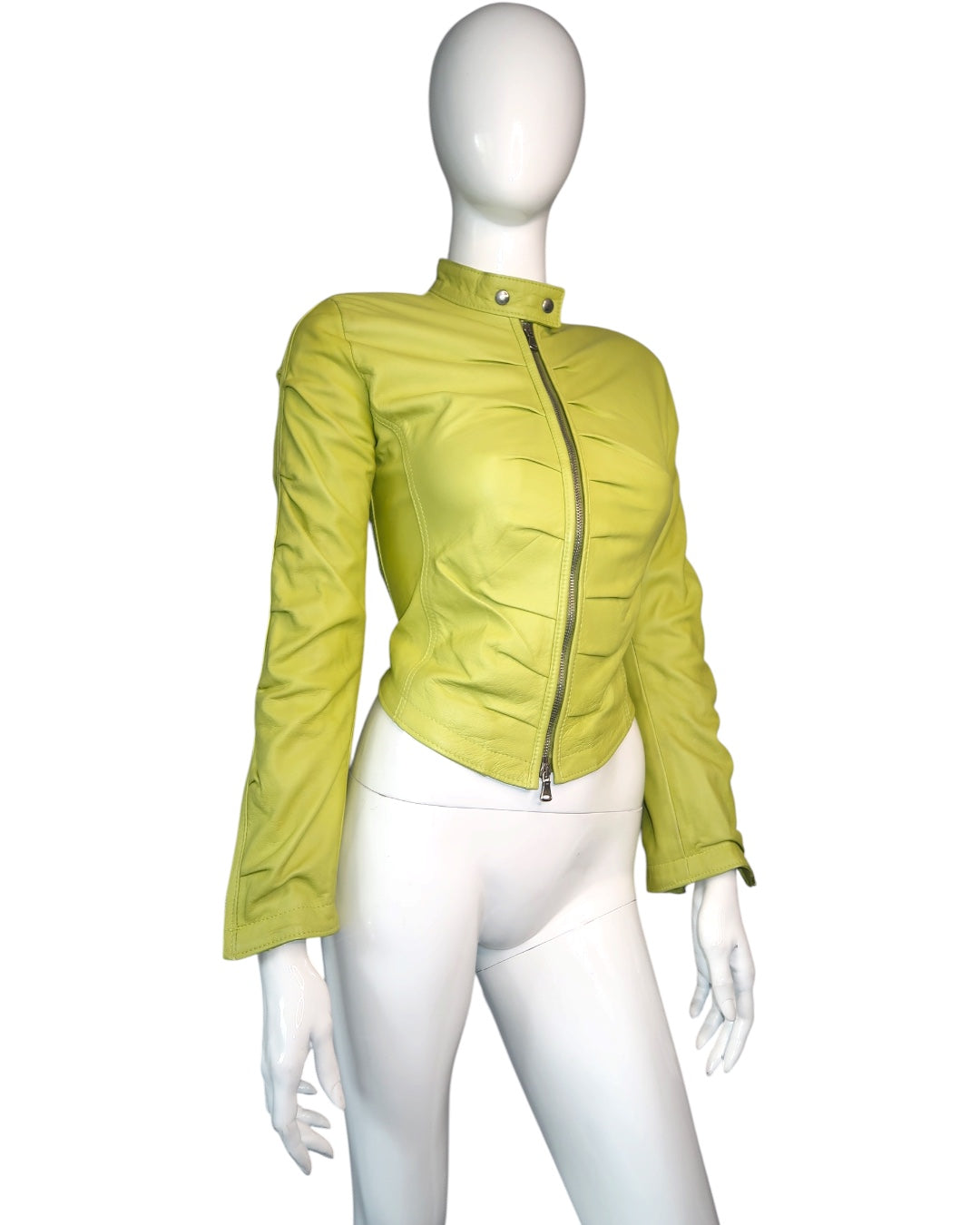 + Lime green drapery jacket +