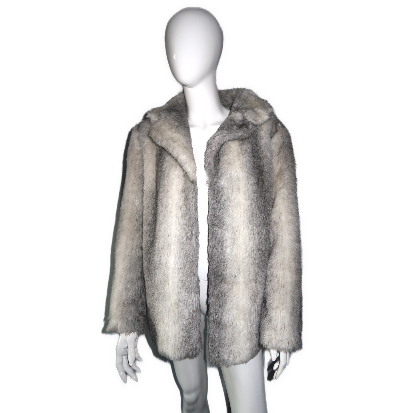 + Vintage faux fur coat +