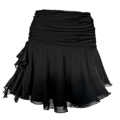 + Mini mesh skirt +