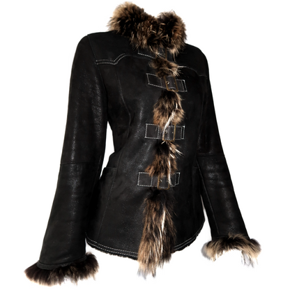 + Clasp Afghan coat +