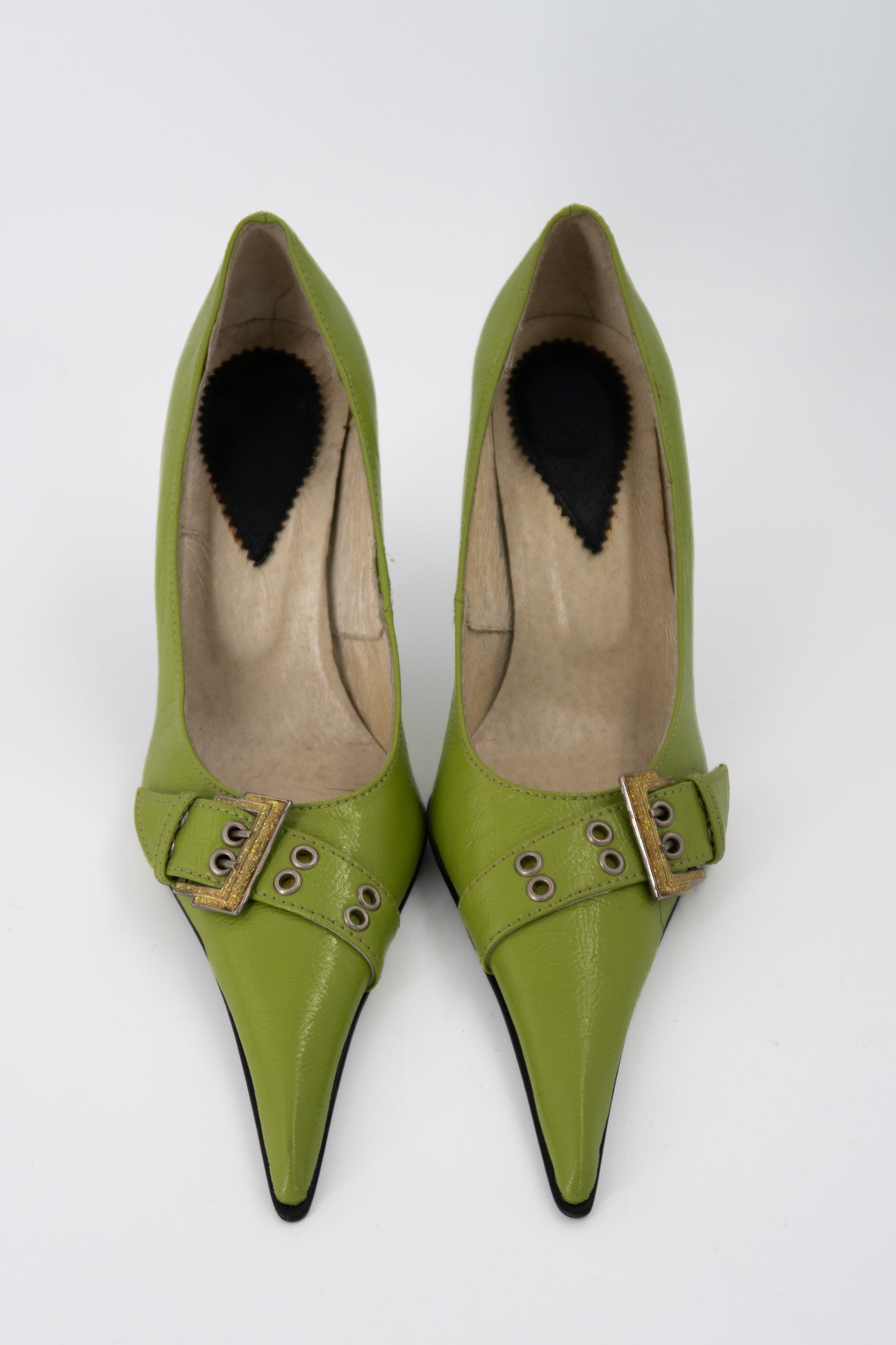 + Lime green heels +