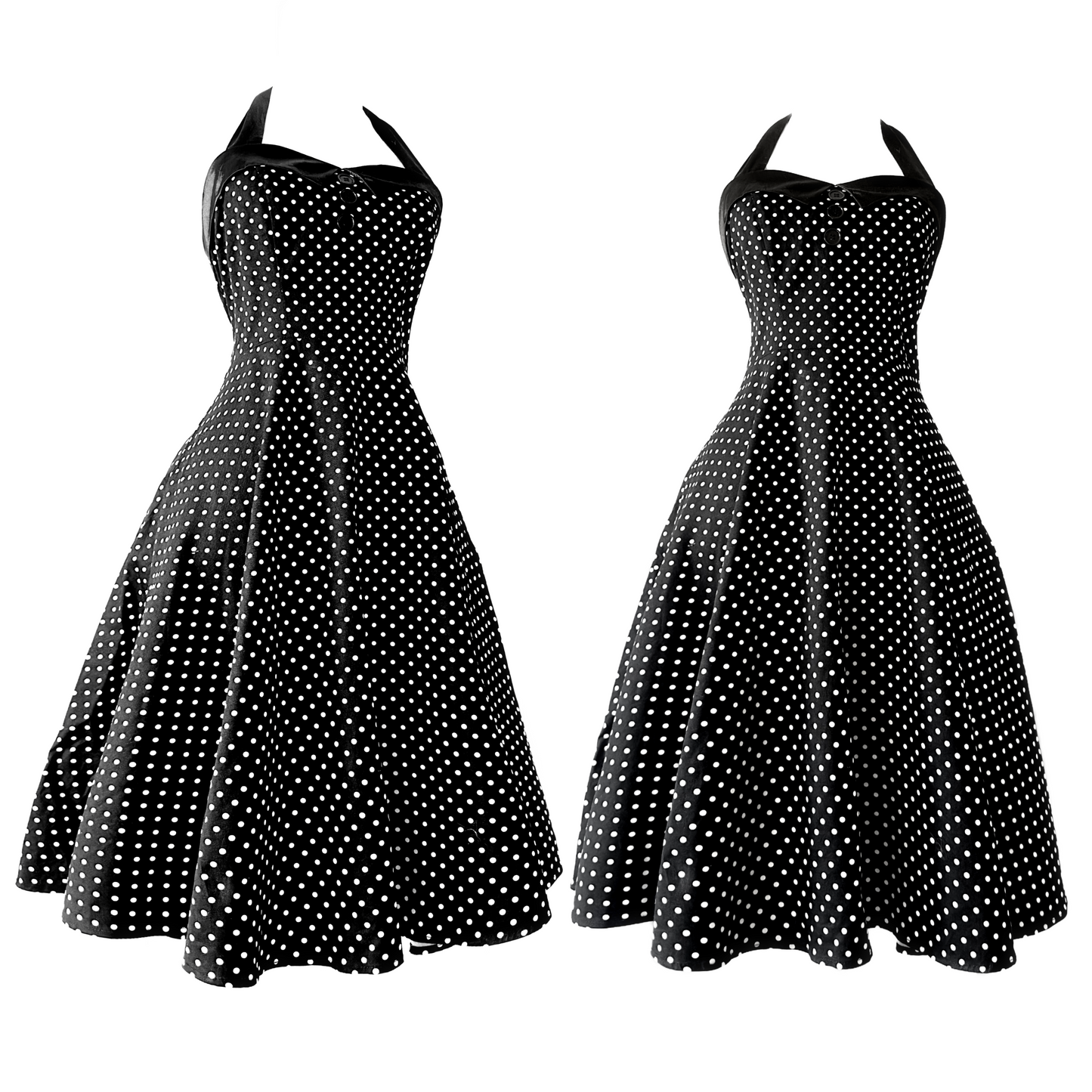 + Polka dot dress +