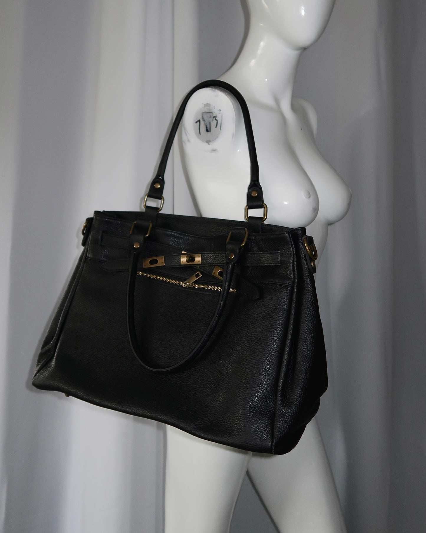 + Black Firkin Bag +