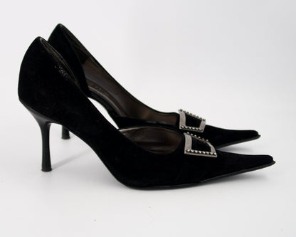 + Vintage leather heels +