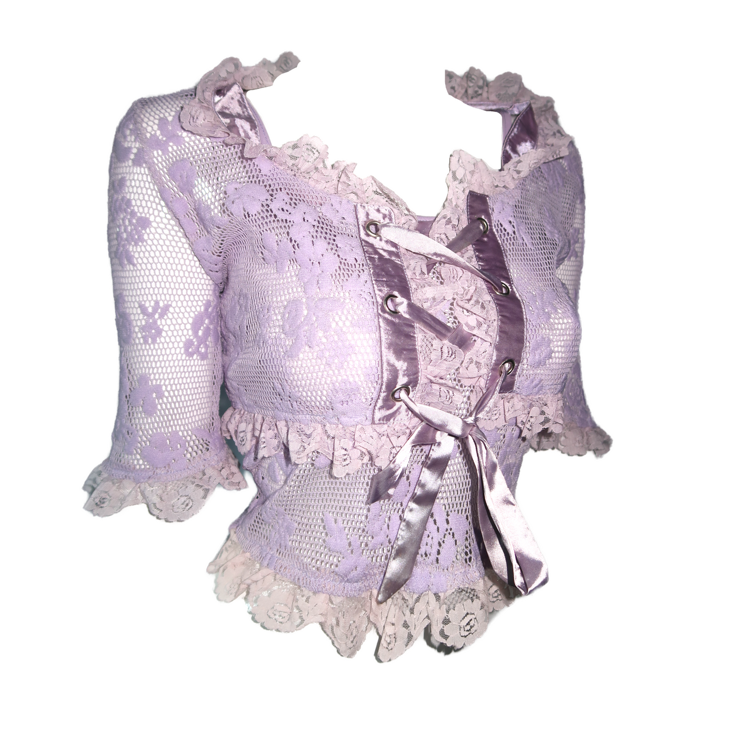 + Corset lilac set +