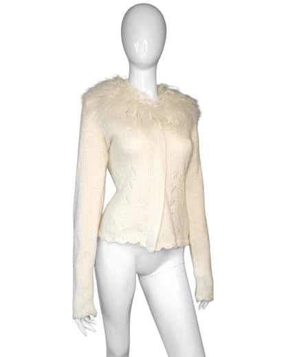 + Cream cardigan +
