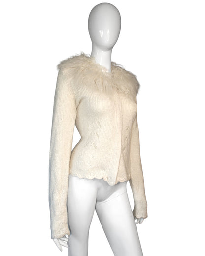 + Cream cardigan +