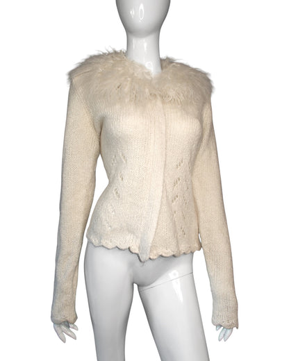+ Cream cardigan +