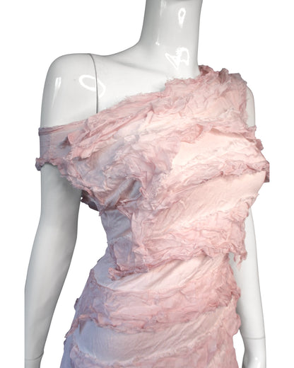 + Silk distressed tunic +