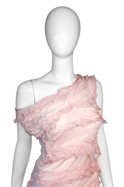 + Silk distressed tunic +