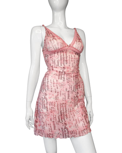 + Mesh lingerie dress +