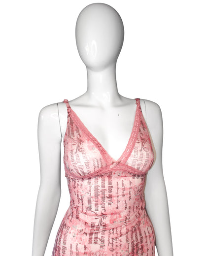 + Mesh lingerie dress +
