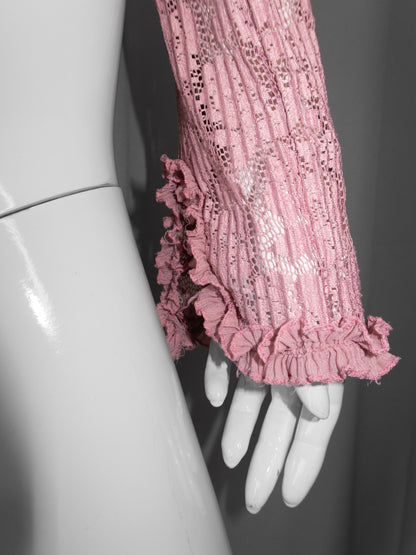 + Pink lace bolero +