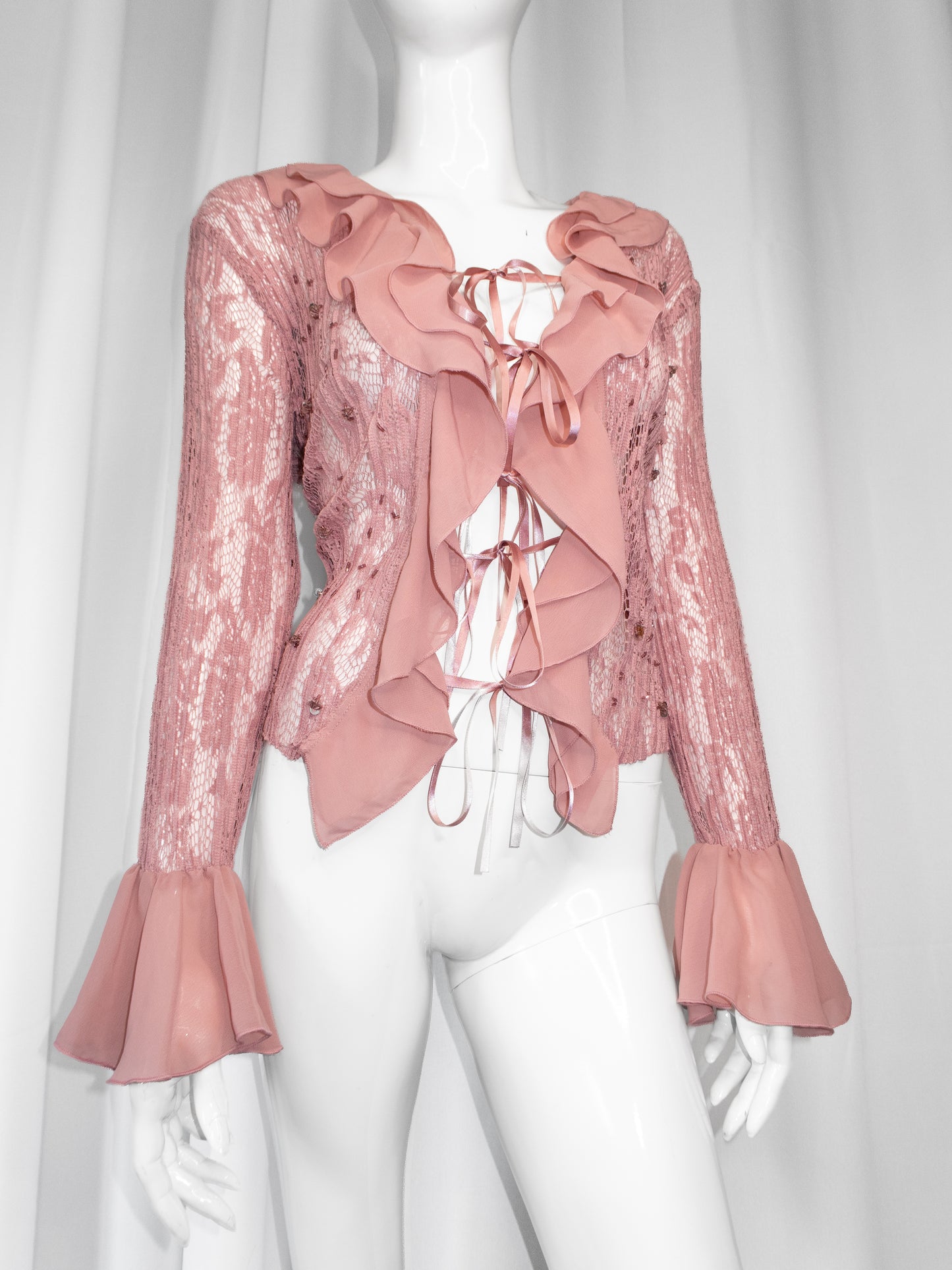 + Dust pink blouse +