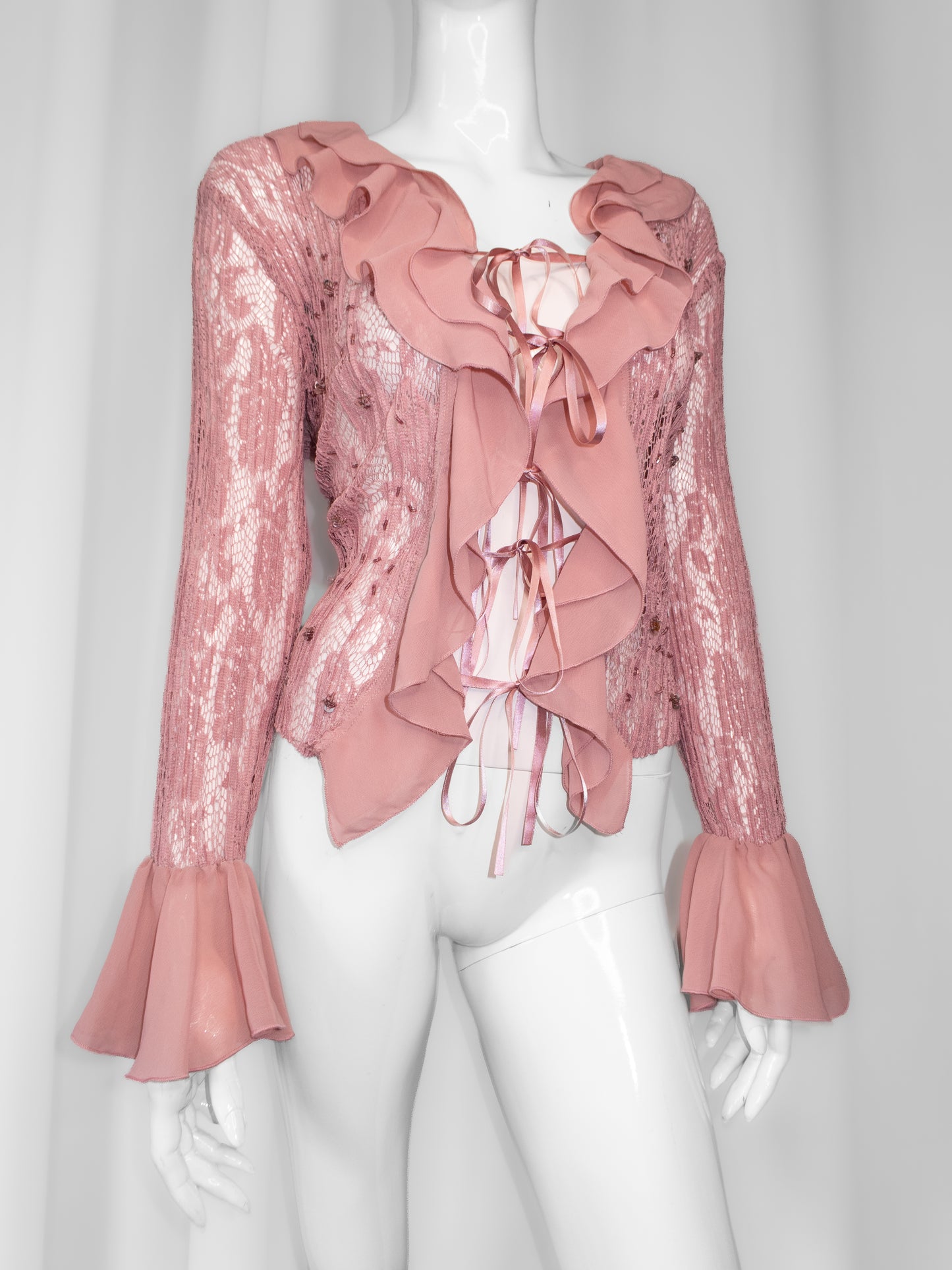 + Dust pink blouse +