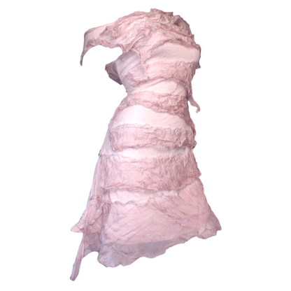 + Silk distressed tunic +