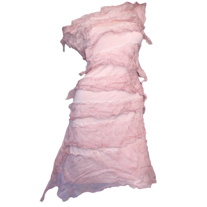 + Silk distressed tunic +