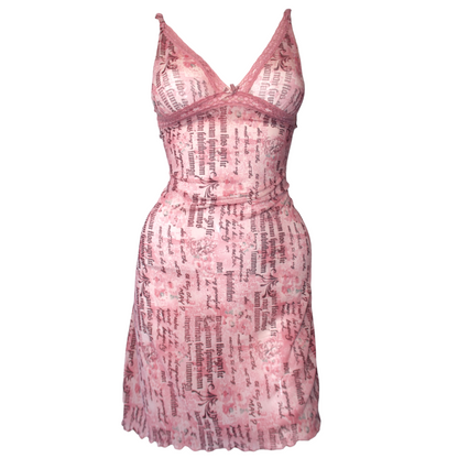 + Mesh lingerie dress +