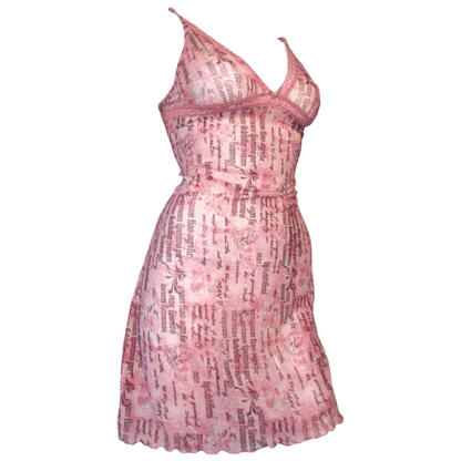 + Mesh lingerie dress +
