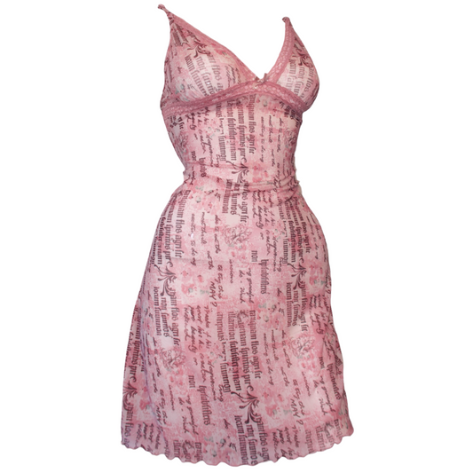 + Mesh lingerie dress +