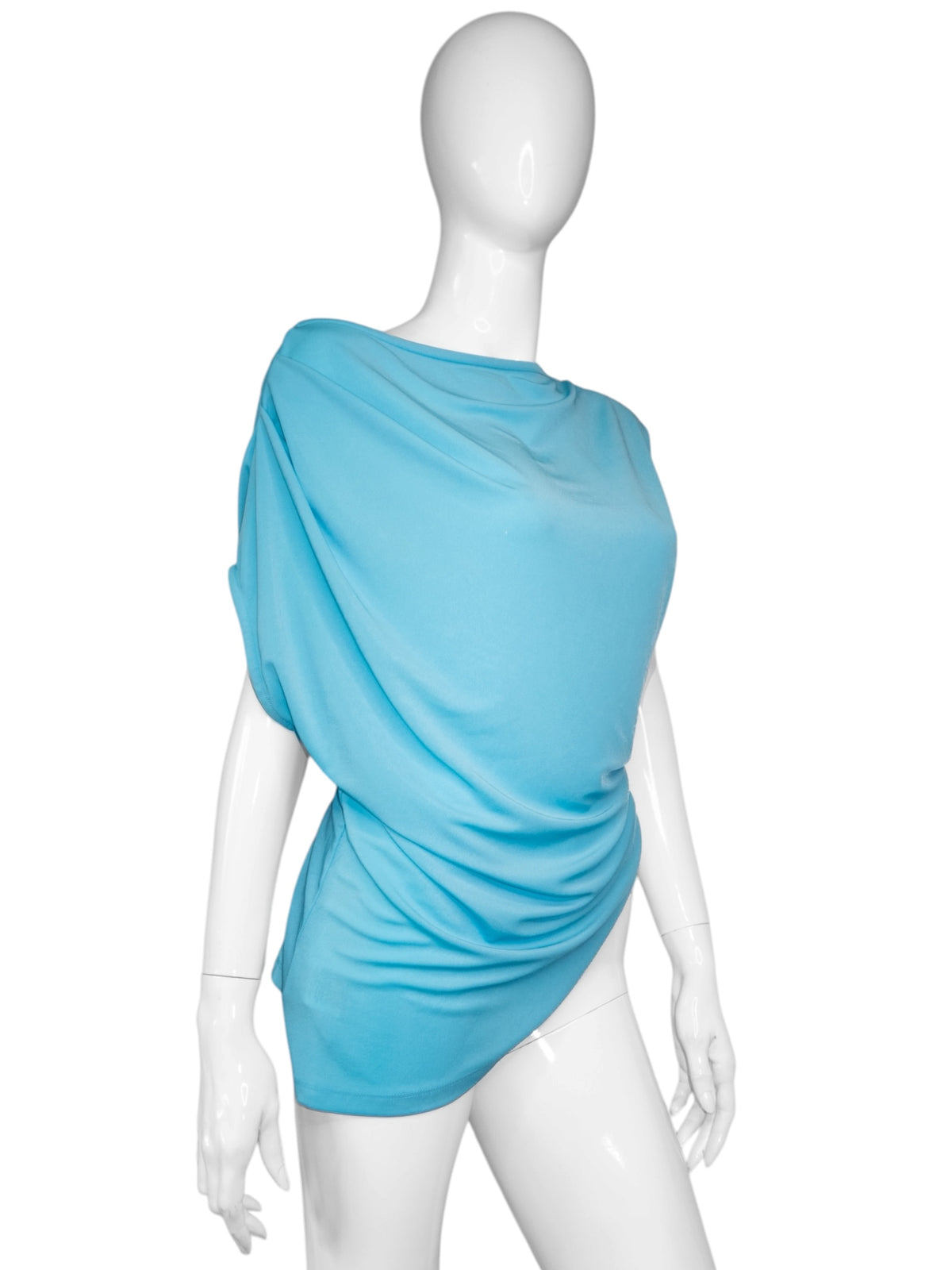 + Blue asymmetrical tunic +