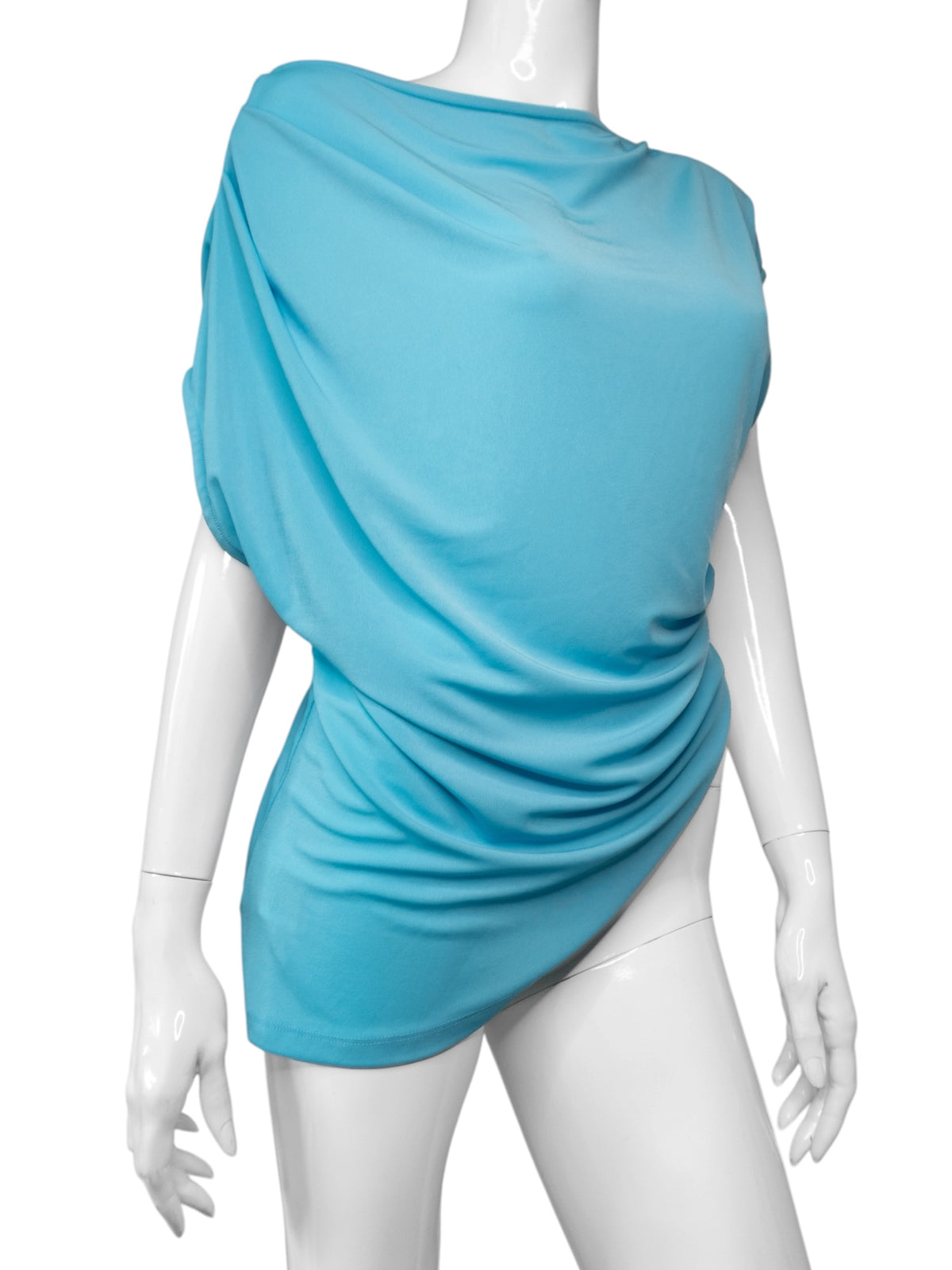 + Blue asymmetrical tunic +