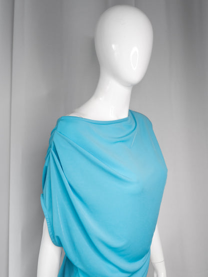+ Blue asymmetrical tunic +