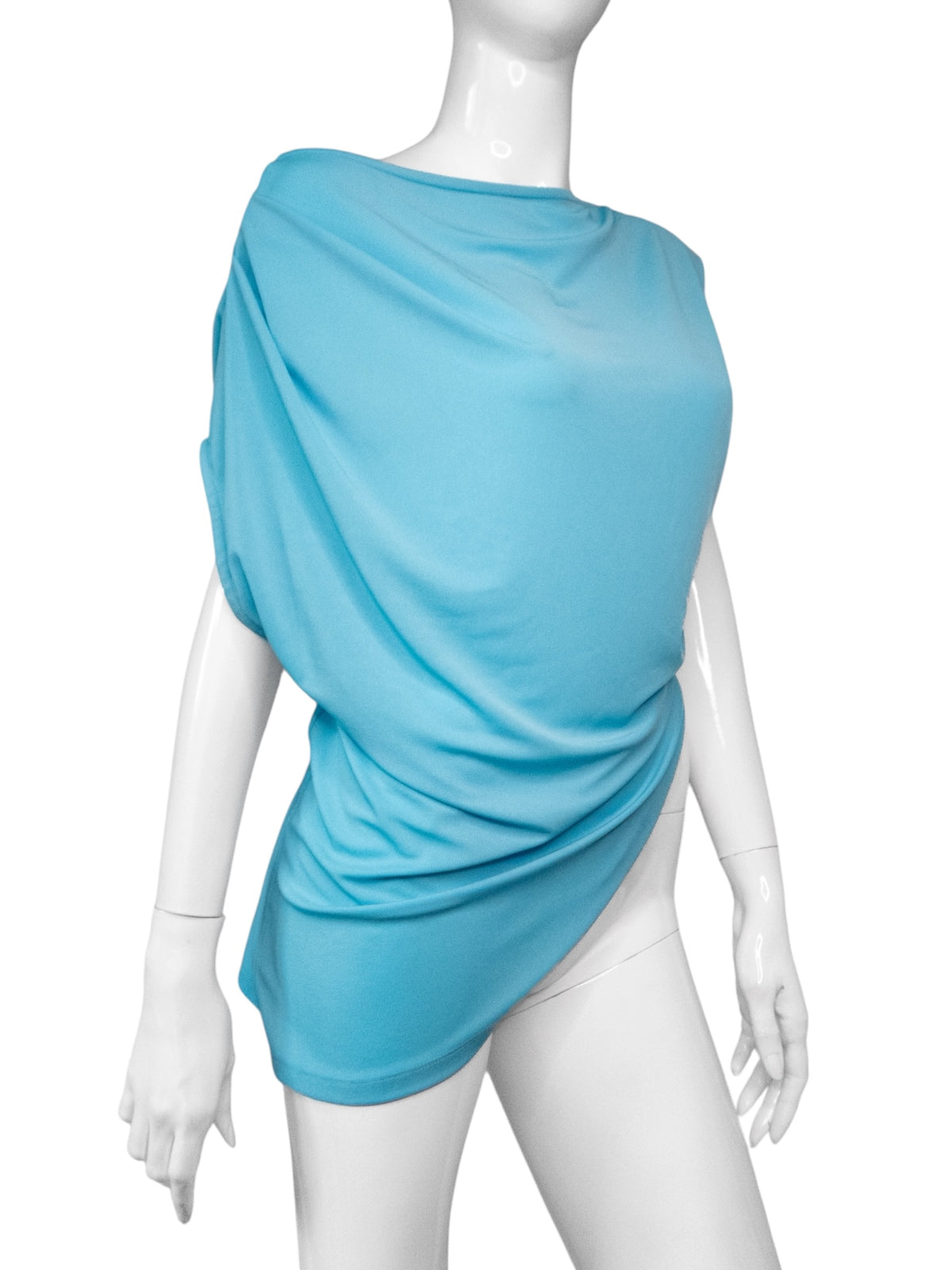 + Blue asymmetrical tunic +