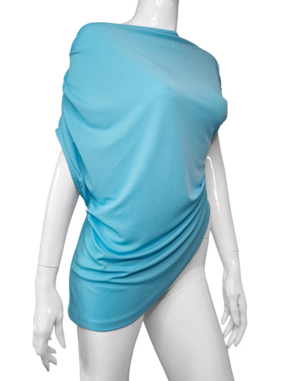 + Blue asymmetrical tunic +