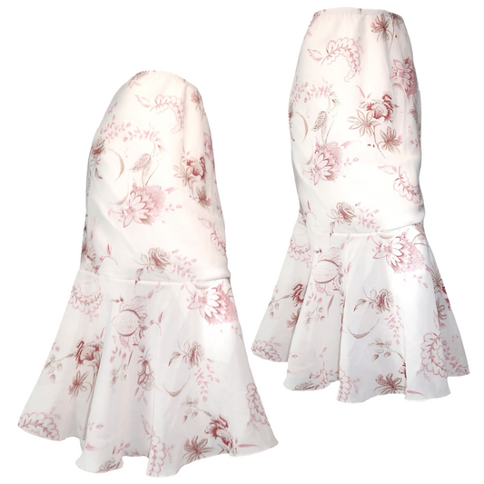 + Long mesh flower skirt +
