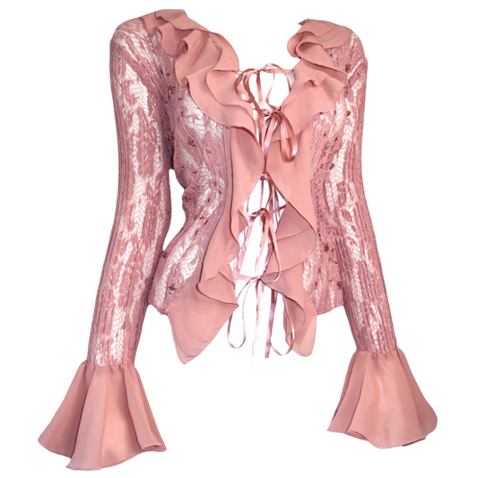 + Dust pink blouse +