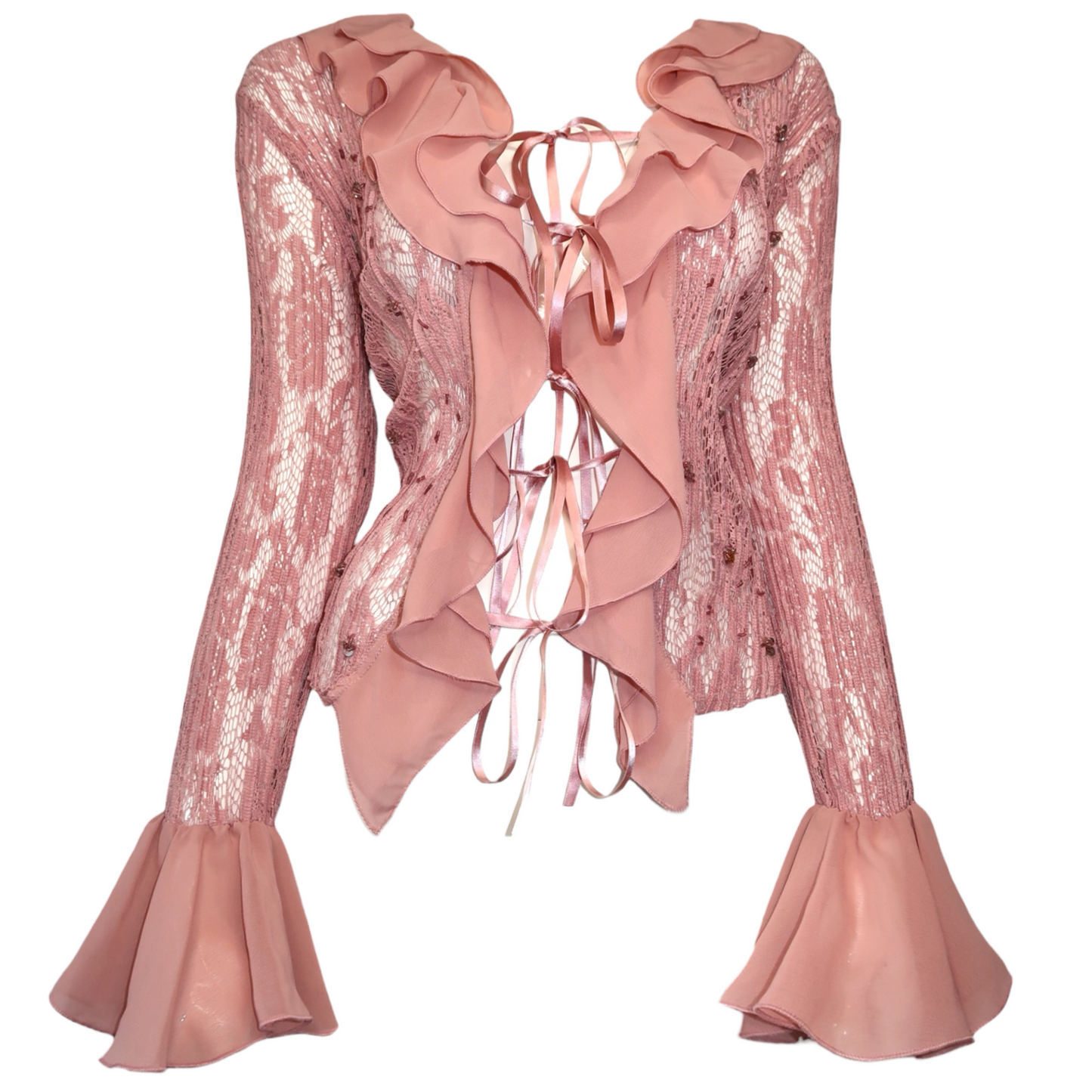 + Dust pink blouse +