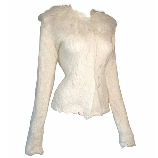 + Cream cardigan +