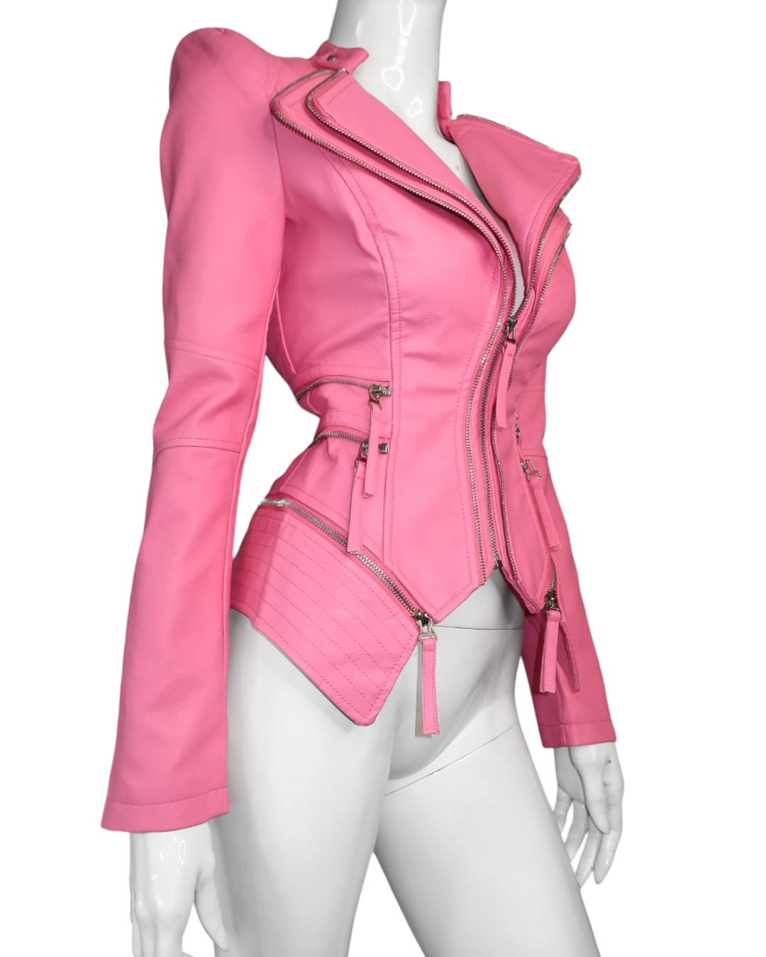+ Power shoulder jacket +