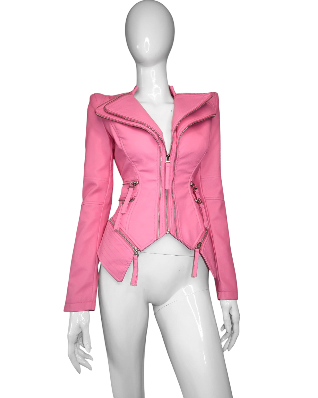 + Power shoulder jacket +