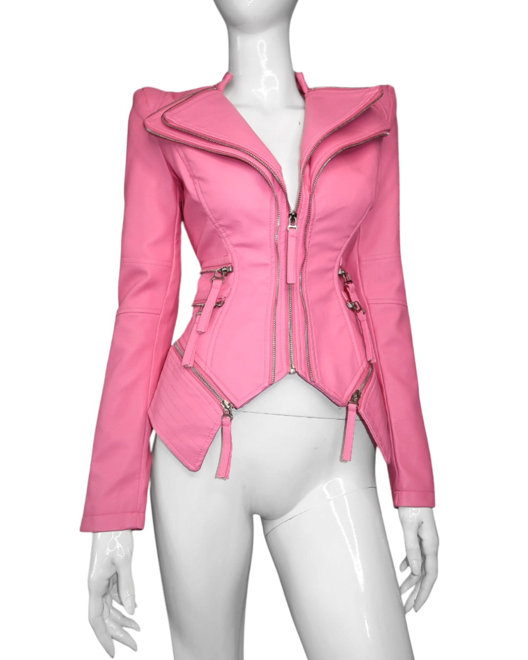 + Power shoulder jacket +