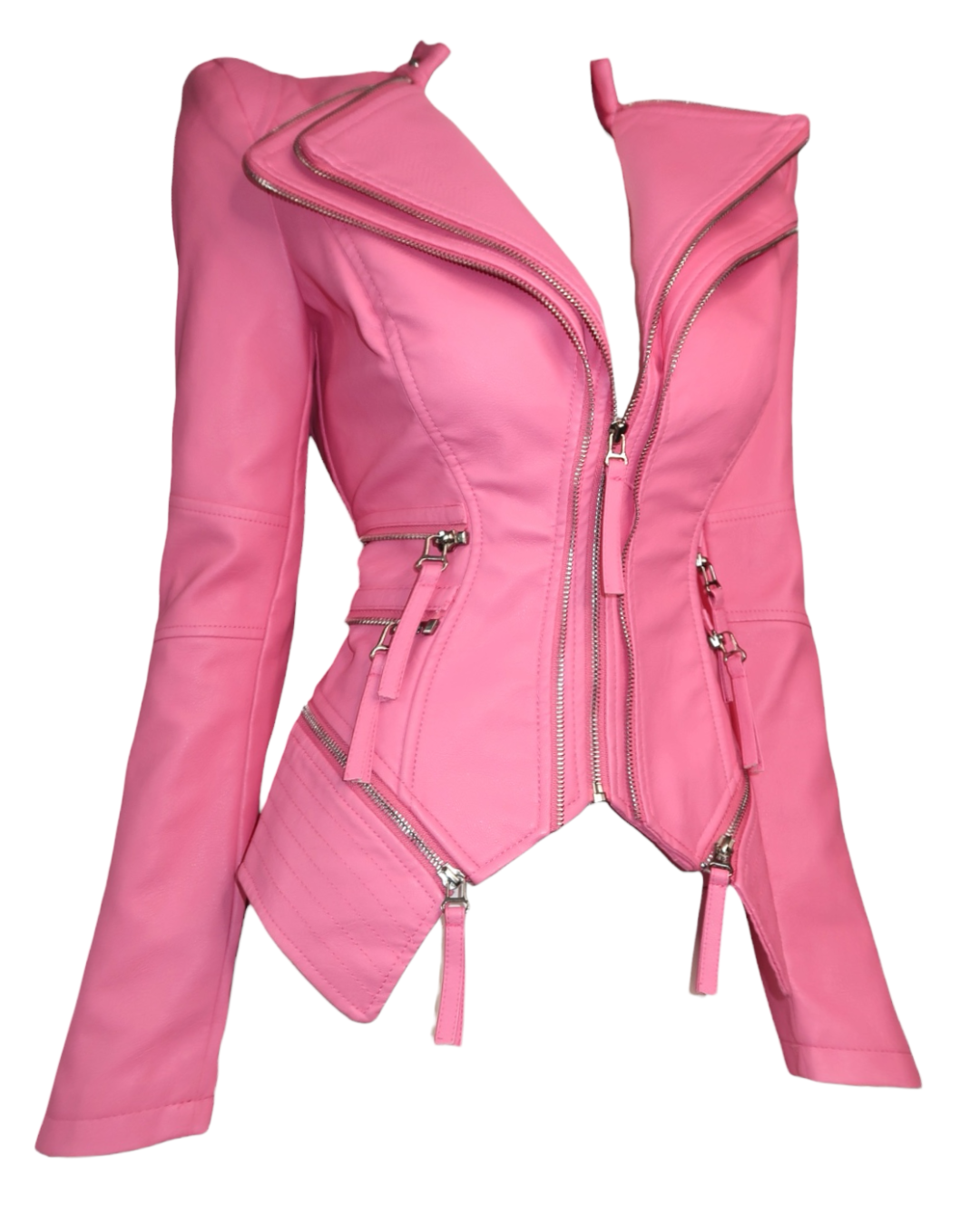 + Power shoulder jacket +