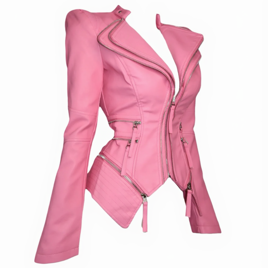 + Power shoulder jacket +