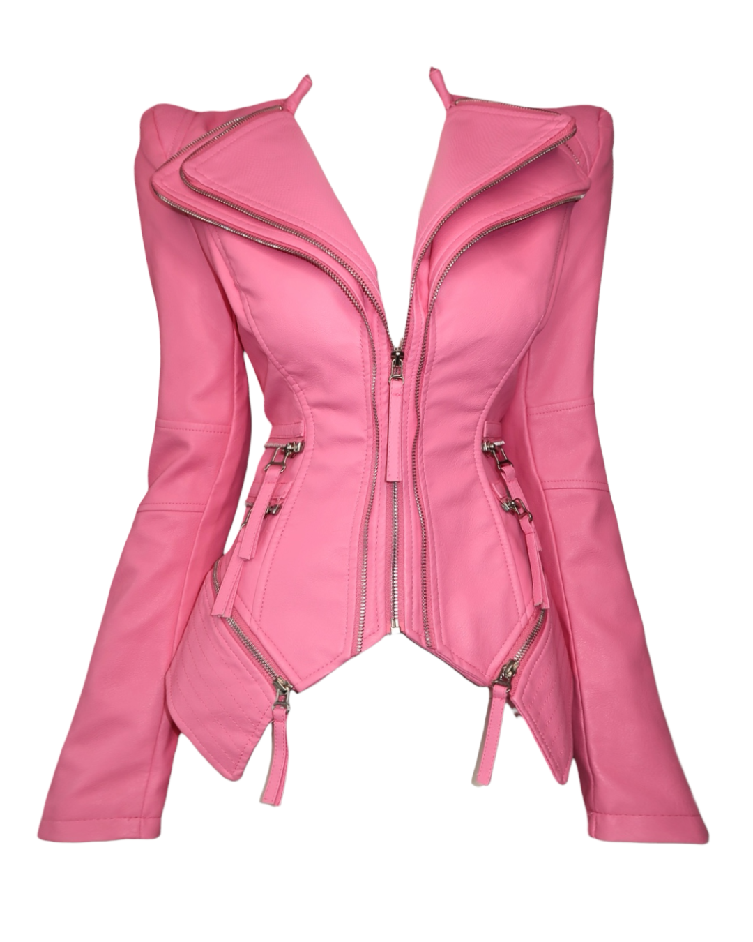 + Power shoulder jacket +