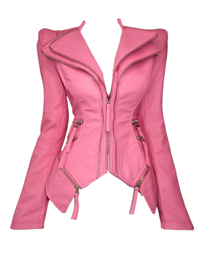 + Power shoulder jacket +