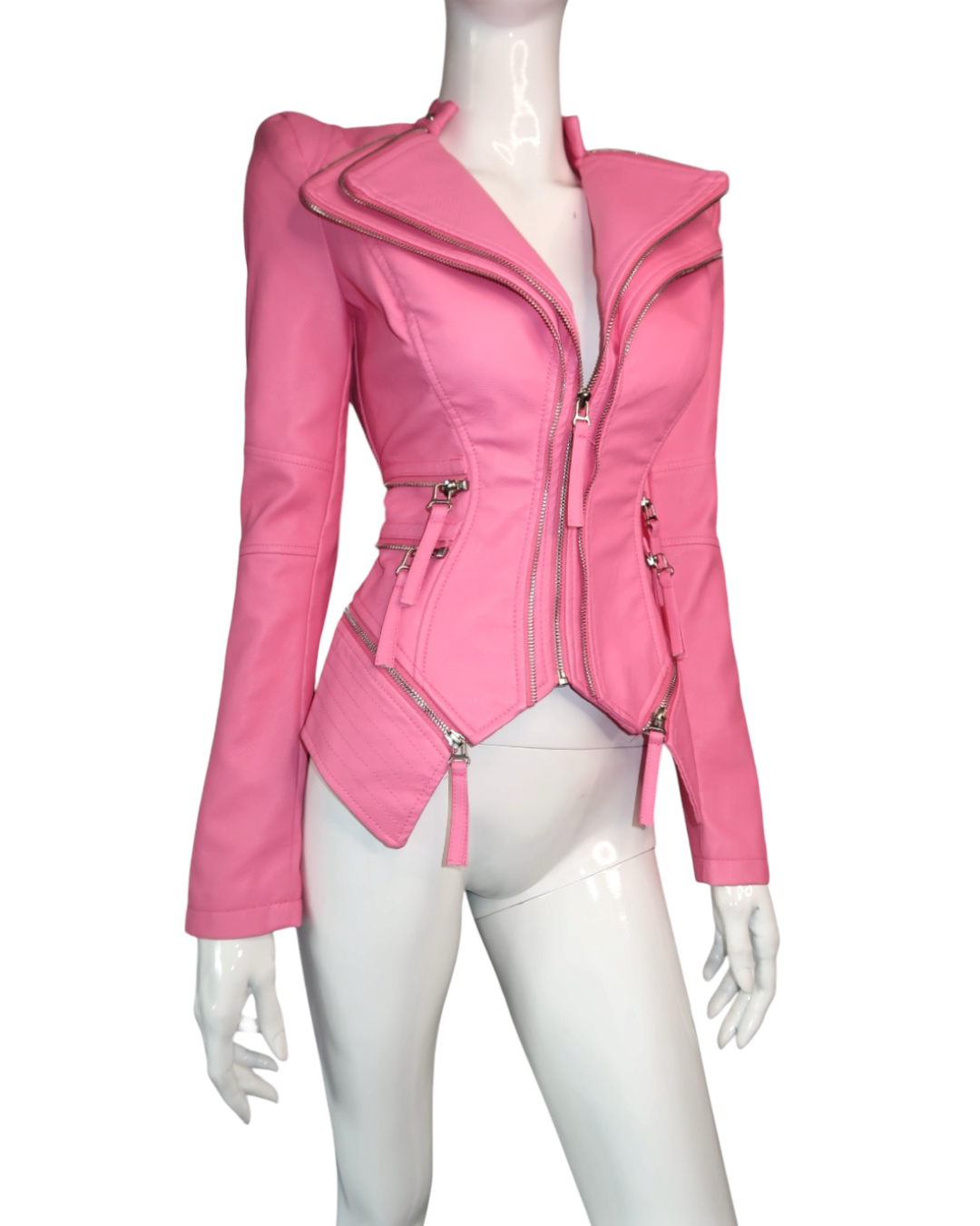+ Power shoulder jacket +