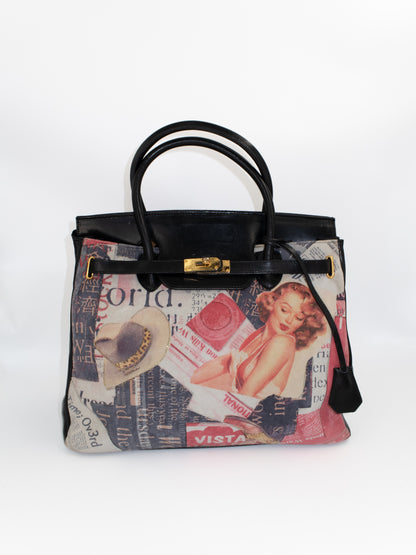 + Printed Vintage bag +