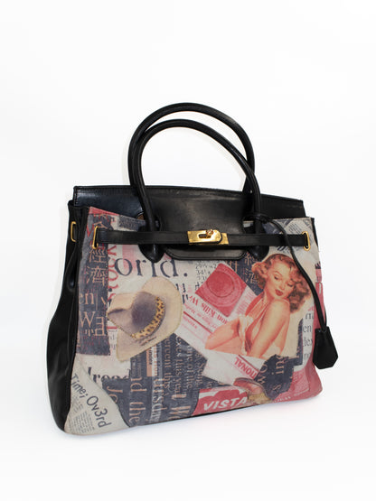 + Printed Vintage bag +
