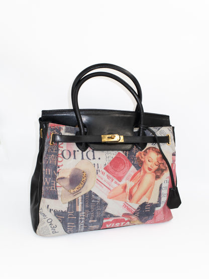 + Printed Vintage bag +