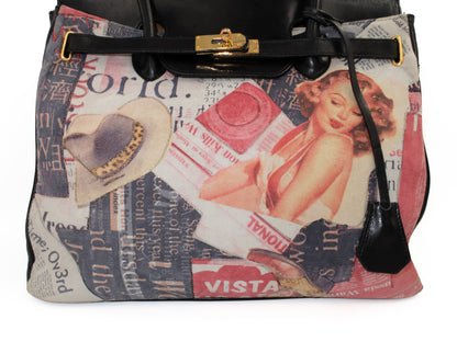 + Printed Vintage bag +