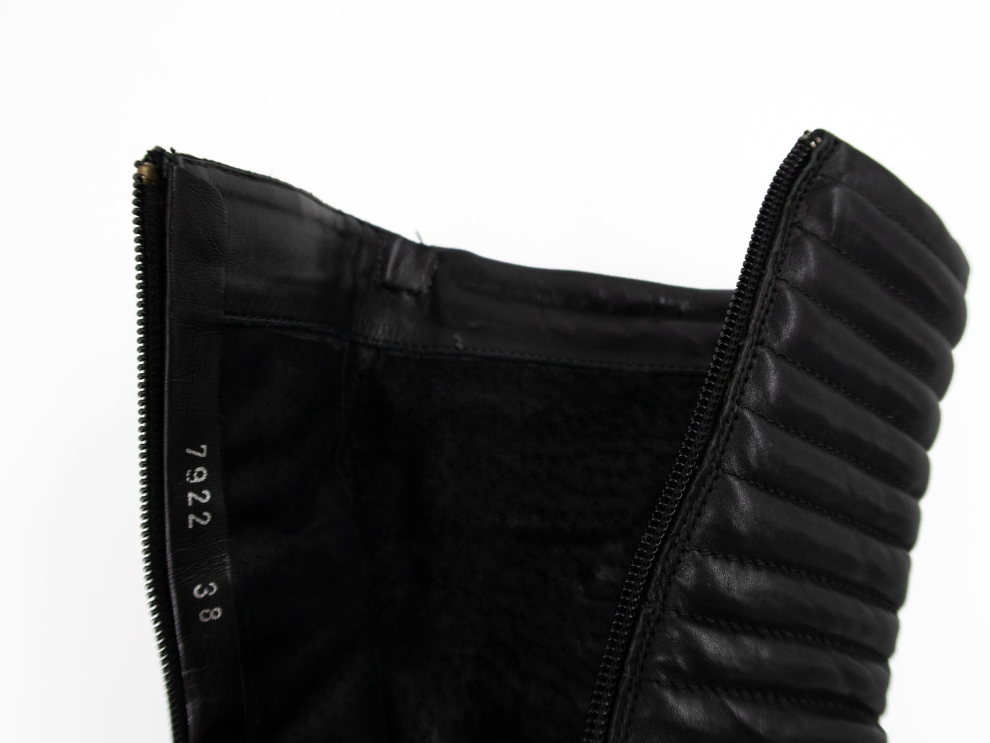 + Vintage leather wedge boots +