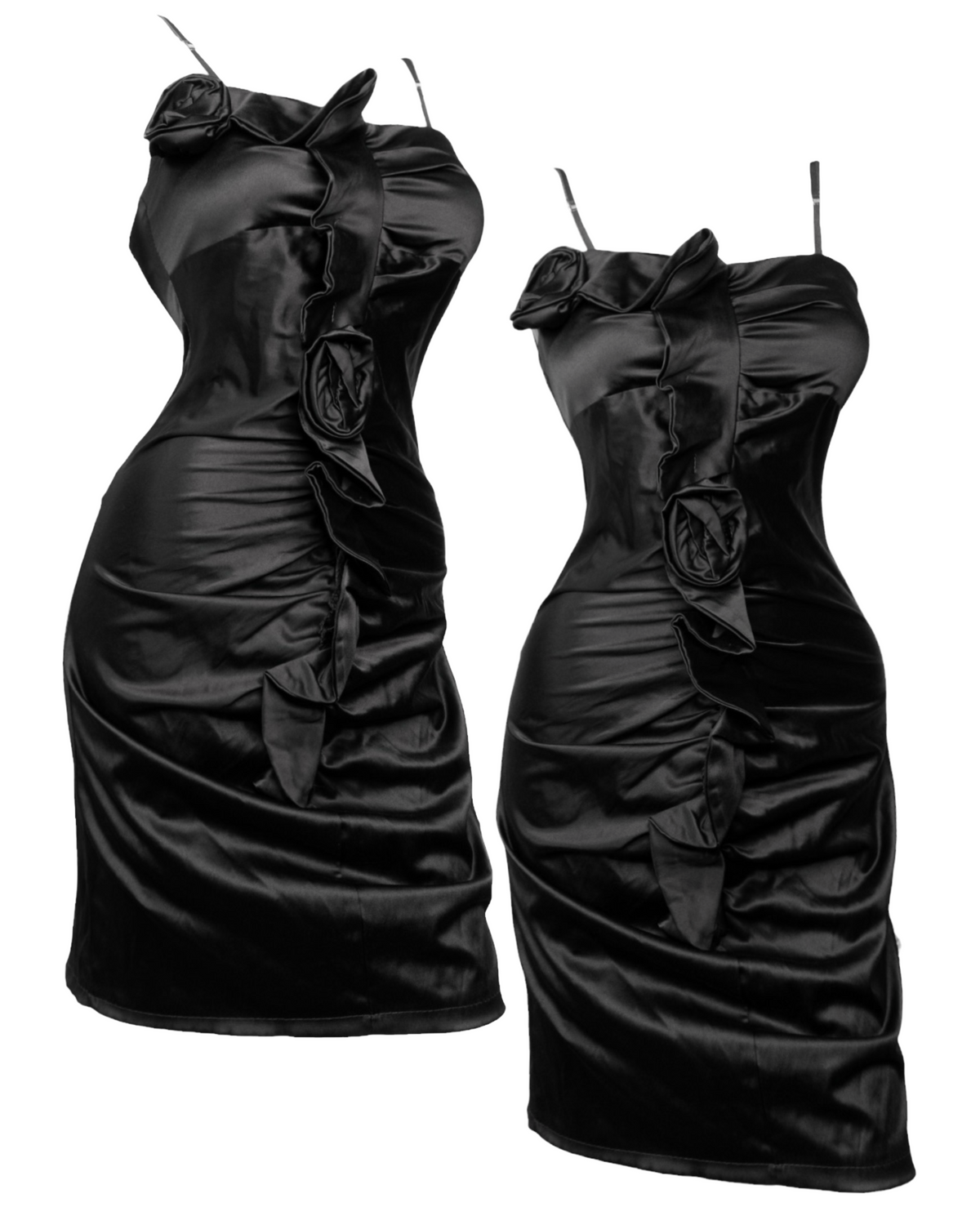 + Rose tube dress +