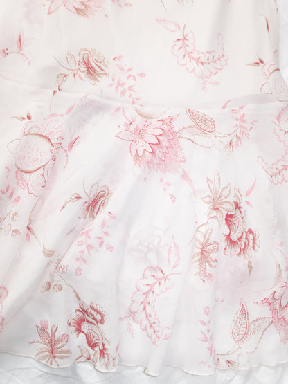 + Long mesh flower skirt +